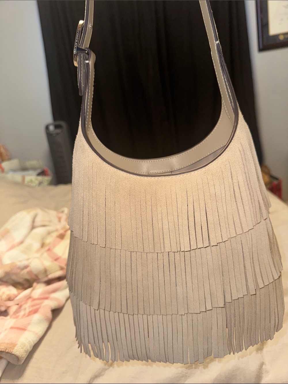 Kate Spade - Suede Fringe 454 Shoulder Bag - Picture 7 of 14